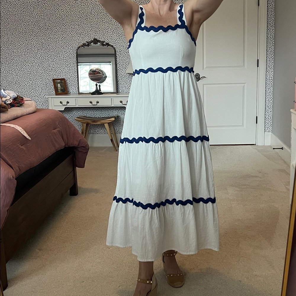 Ric Rac Trim Maxi Dress - Picture 8 of 8